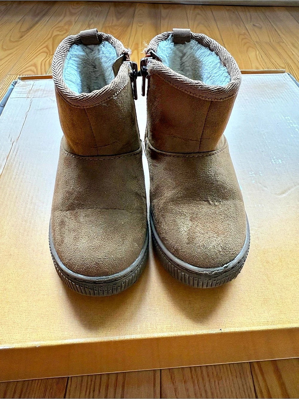 Cat & Jack Toddler Girls' Arlo Suede Ankle Boots Brown